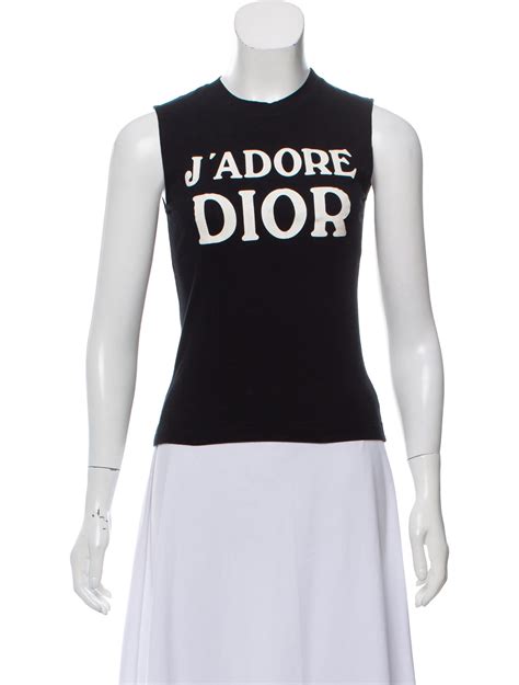 j adore dior sleeveless shirt